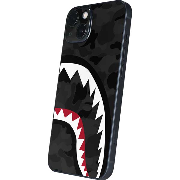 Shark Teeth Grey Street Camo iPhone Skins