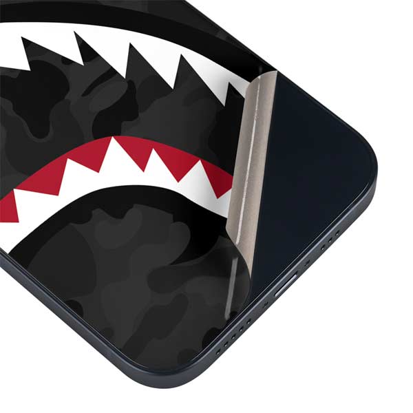 Shark Teeth Grey Street Camo iPhone Skins