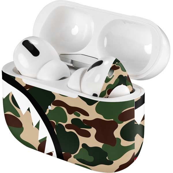 Shark Teeth Street Camo AirPods Skins