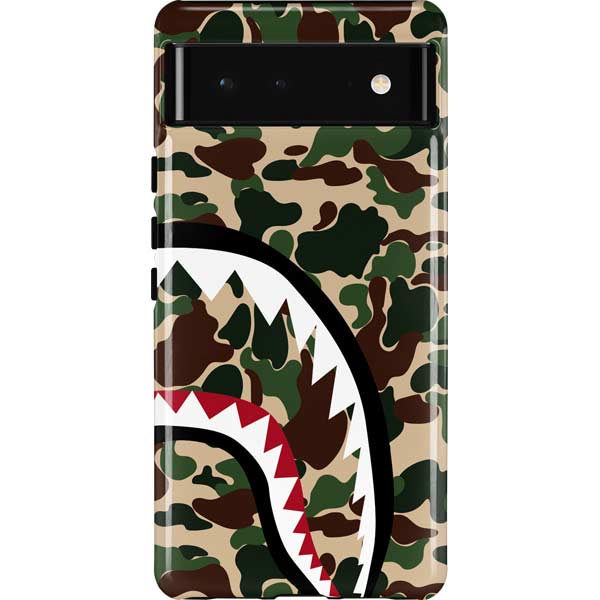 Shark Teeth Street Camo Pixel Cases