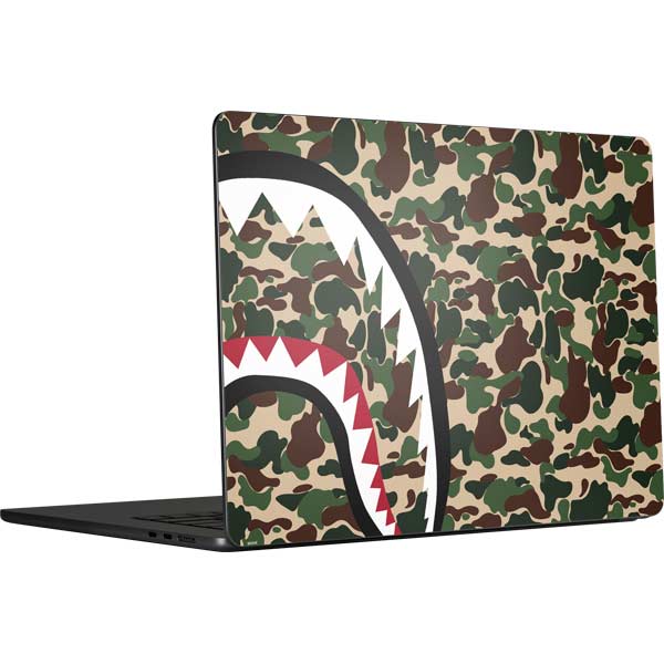 Shark Teeth Street Camo MacBook Skins