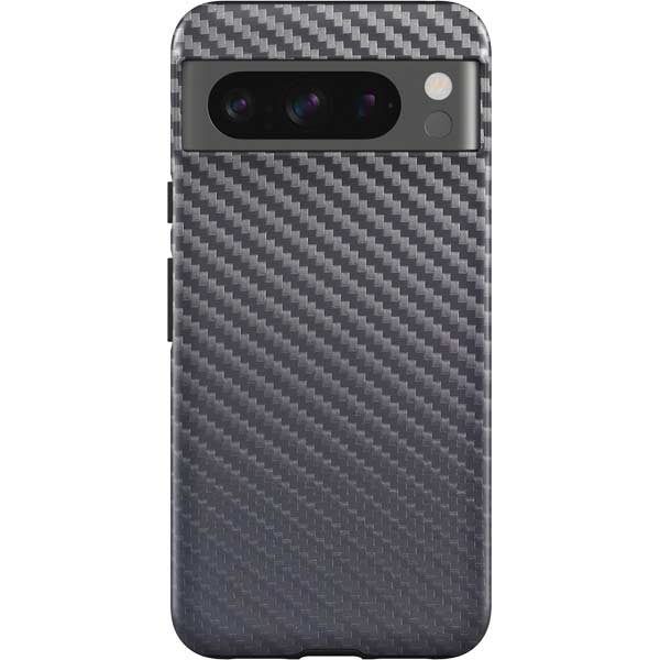 Silver Carbon Fiber Specialty Texture Material Pixel Cases