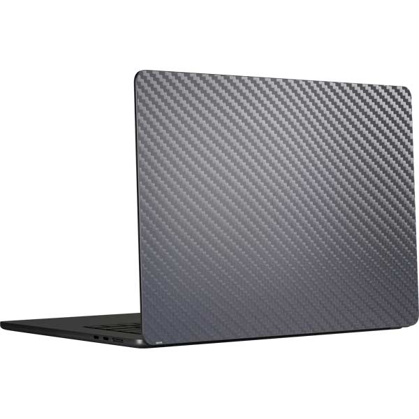Silver Carbon Fiber Specialty Texture Material MacBook Skins