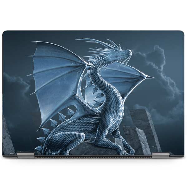 Silver Dragon by Vincent Hie Laptop Skins