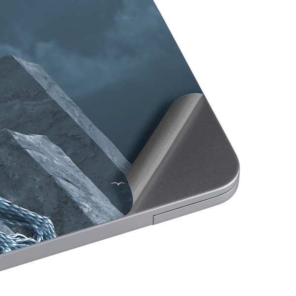 Silver Dragon by Vincent Hie MacBook Skins
