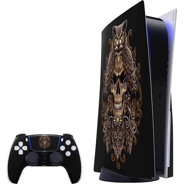 Skull and Owl by Sarah Richter PlayStation PS5 Skins