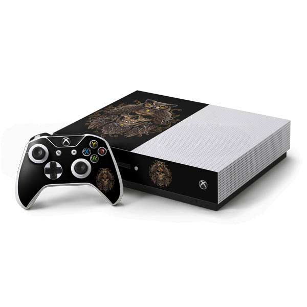 Skull and Owl by Sarah Richter Xbox One Skins