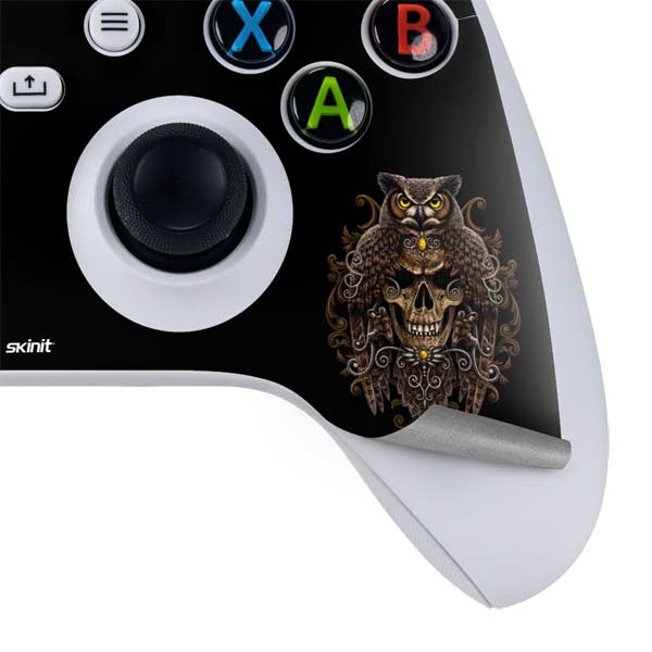 Skull and Owl by Sarah Richter Xbox Series S Skins