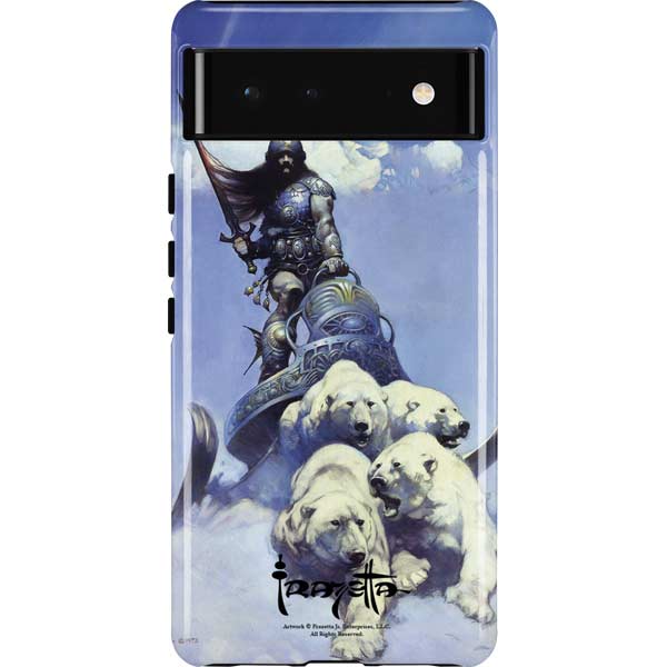 Sliver Warrior by Frazetta Pixel Cases