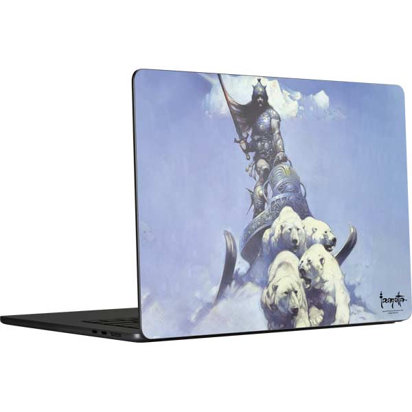 Sliver Warrior by Frazetta MacBook Skins