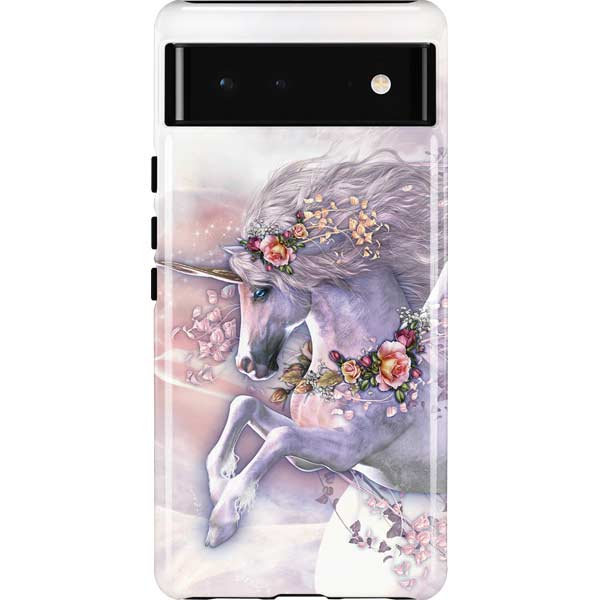 Spring Flight Unicorn by Laurie Prindle Pixel Cases
