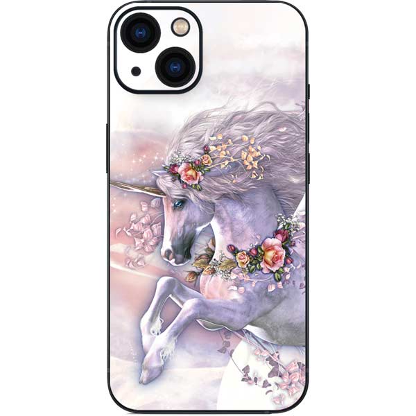 Spring Flight Unicorn by Laurie Prindle iPhone Skins