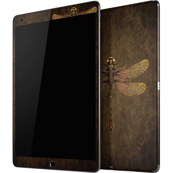 Steampunk & Gear Dragonfly by Brigid Ashwood iPad Skins