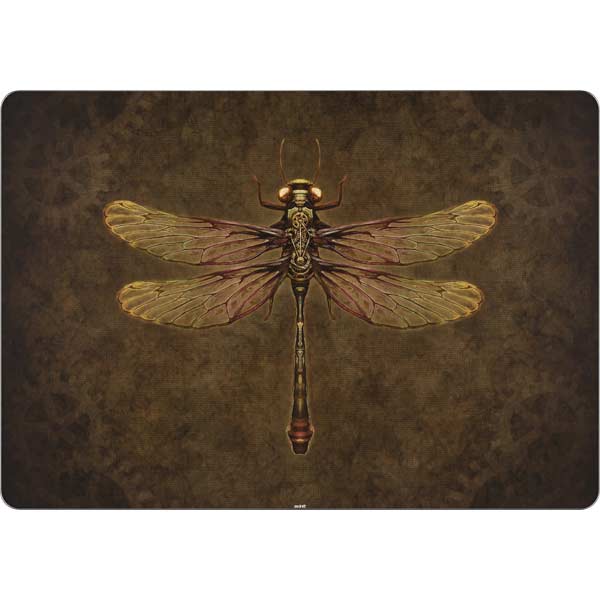 Steampunk & Gear Dragonfly by Brigid Ashwood MacBook Skins