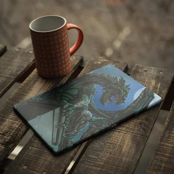 The Green Dragon by Ed Beard Jr iPad Skins