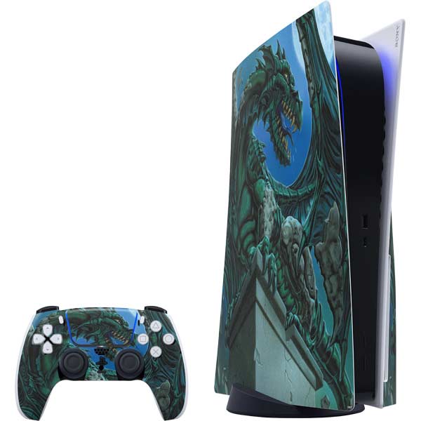 The Green Dragon by Ed Beard Jr PlayStation PS5 Skins