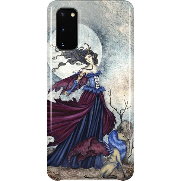 The Moon is Calling Fairy and Dragon by Amy Brown Galaxy Cases