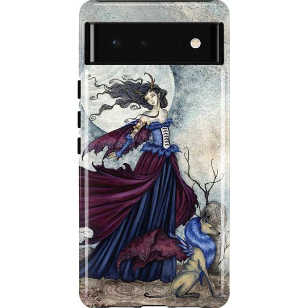 The Moon is Calling Fairy and Dragon by Amy Brown Pixel Cases