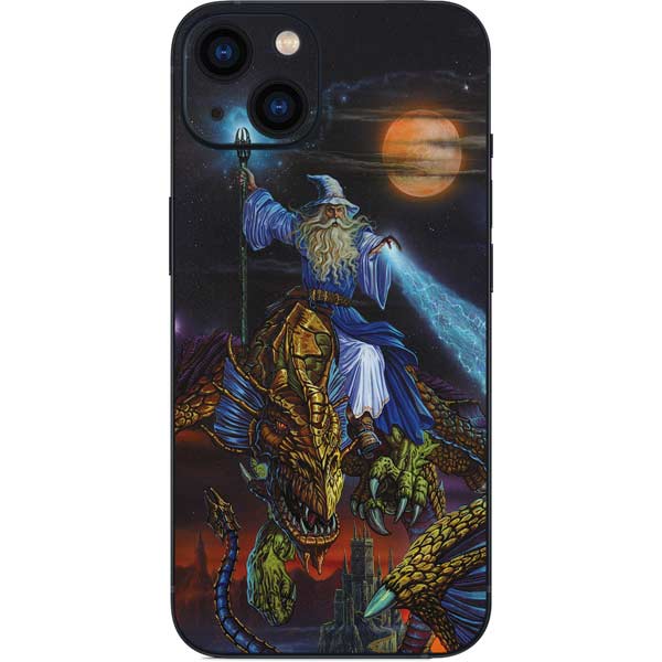 Twilight Tempest Wizard by Ed Beard Jr iPhone Skins
