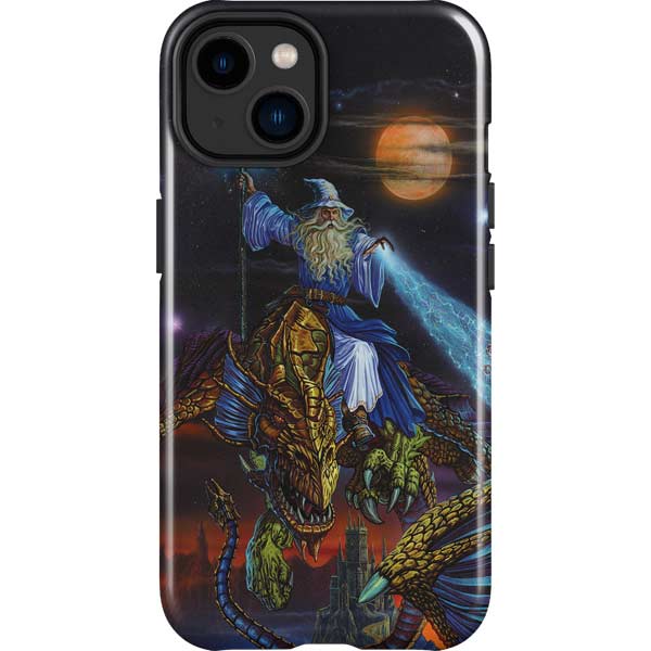 Twilight Tempest Wizard by Ed Beard Jr iPhone Cases