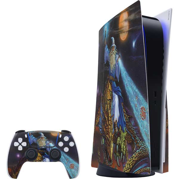 Twilight Tempest Wizard by Ed Beard Jr PlayStation PS5 Skins