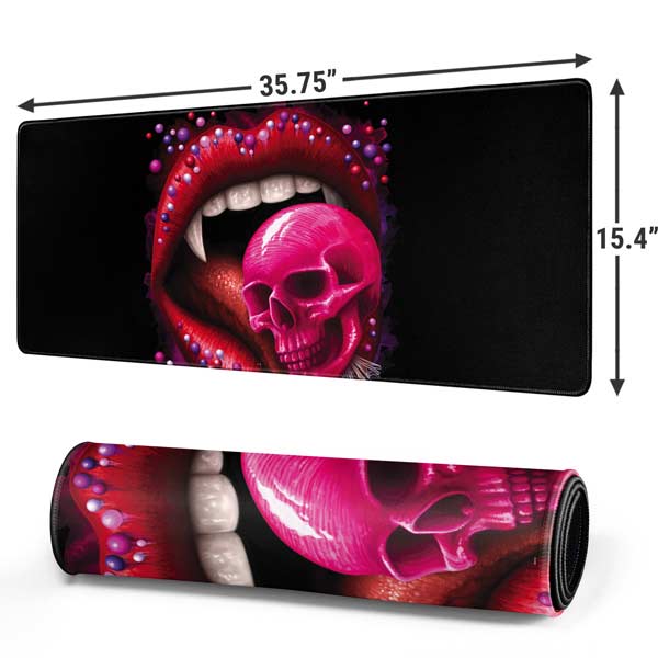 Vampire Skull Lollypop by Sarah Richter Mousepad