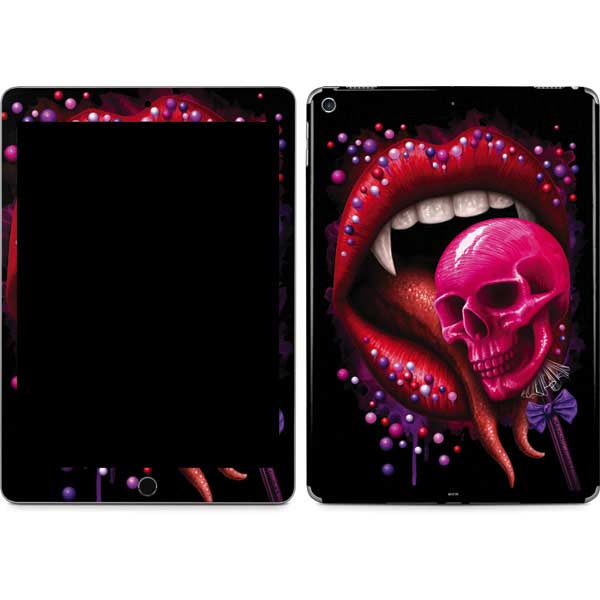 Vampire Skull Lollypop by Sarah Richter iPad Skins