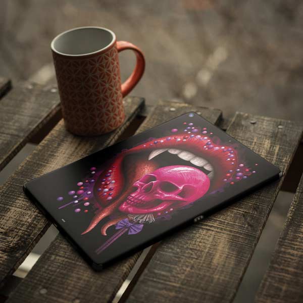 Vampire Skull Lollypop by Sarah Richter iPad Skins