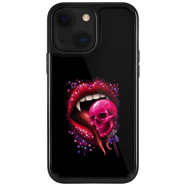 Vampire Skull Lollypop by Sarah Richter iPhone Cases