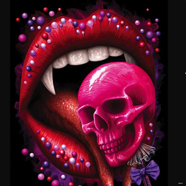 Vampire Skull Lollypop by Sarah Richter PlayStation PS4 Skins