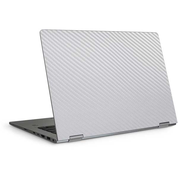 White Carbon Fiber Specialty Texture Material Laptop Skins