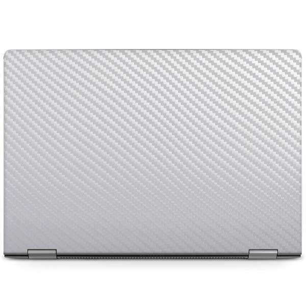White Carbon Fiber Specialty Texture Material Laptop Skins