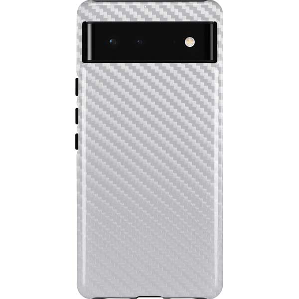White Carbon Fiber Specialty Texture Material Pixel Cases