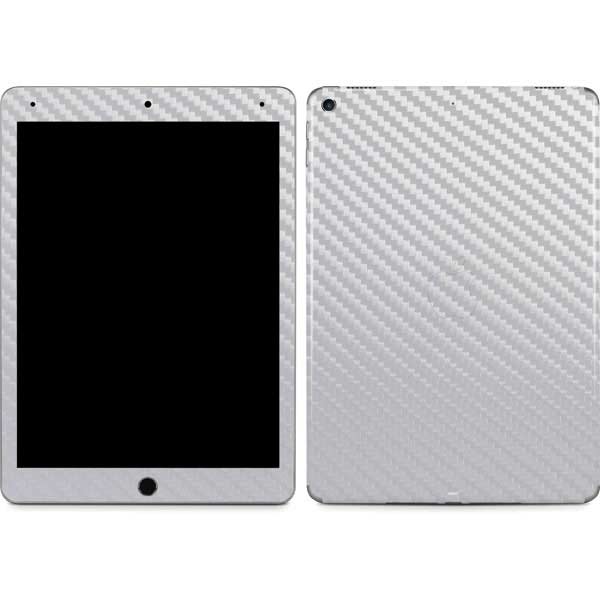 White Carbon Fiber Specialty Texture Material iPad Skins