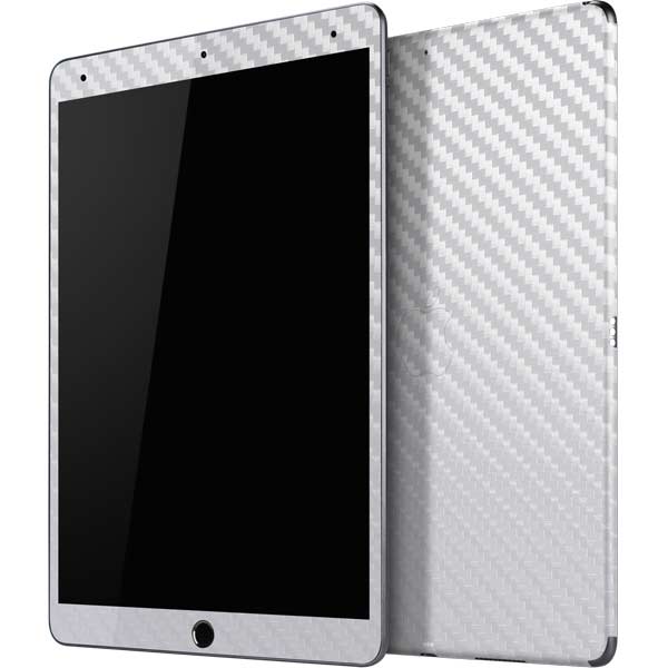 White Carbon Fiber Specialty Texture Material iPad Skins