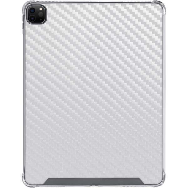 White Carbon Fiber Specialty Texture Material iPad Cases