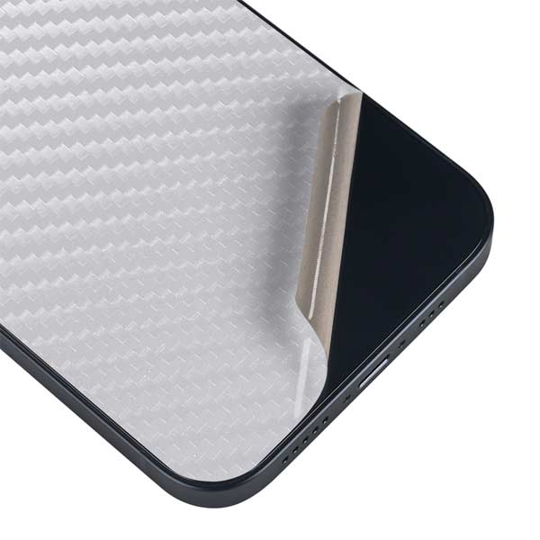 White Carbon Fiber Specialty Texture Material iPhone Skins