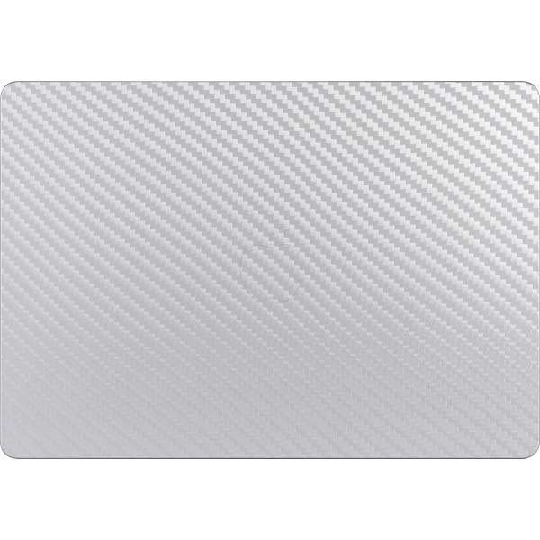 White Carbon Fiber Specialty Texture Material MacBook Skins