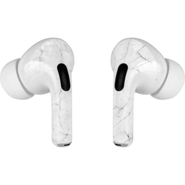 White Marble AirPods Skins