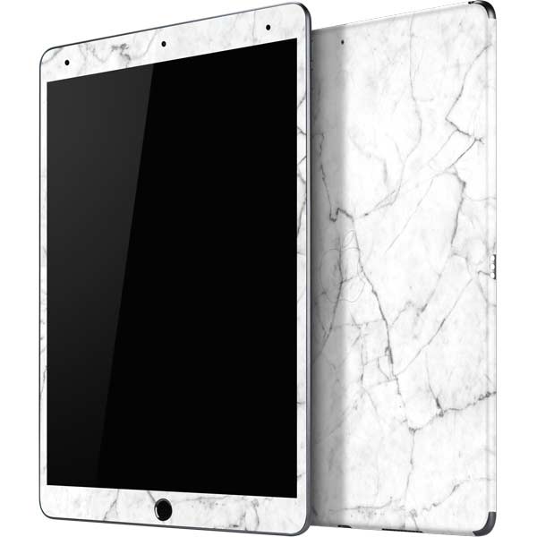 White Marble iPad Skins