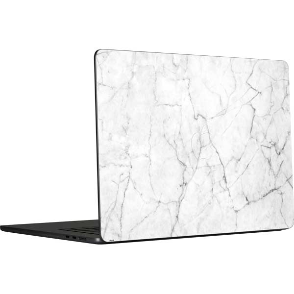 White Marble MacBook Skins