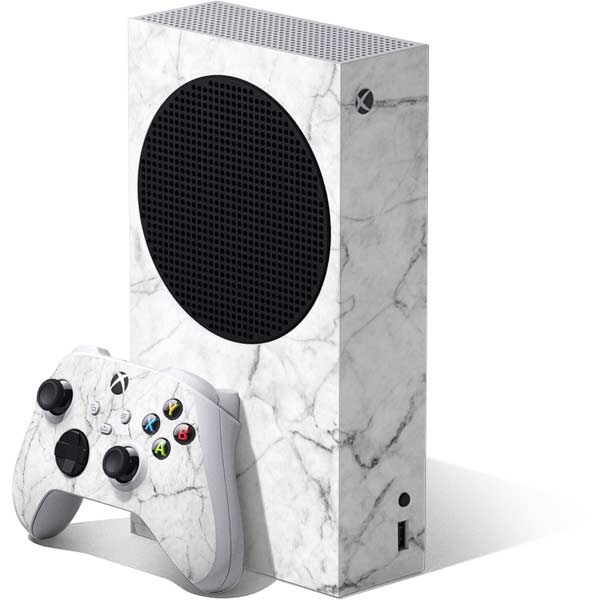 White Marble Xbox Series S Skins