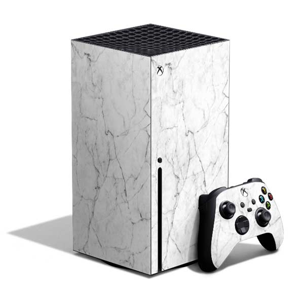 White Marble Xbox Series X Skins