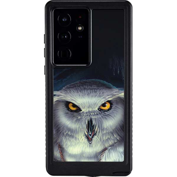 White Owl by Ed Beard Jr Galaxy Cases