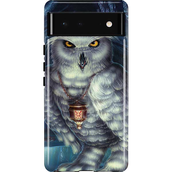 White Owl by Ed Beard Jr Pixel Cases