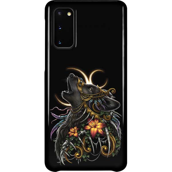 Wolf Howling by Sarah Richter Galaxy Cases