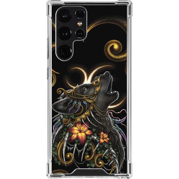 Wolf Howling by Sarah Richter Galaxy Cases