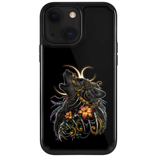 Wolf Howling by Sarah Richter iPhone Cases