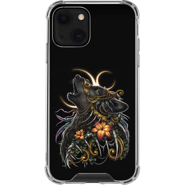 Wolf Howling by Sarah Richter iPhone Cases