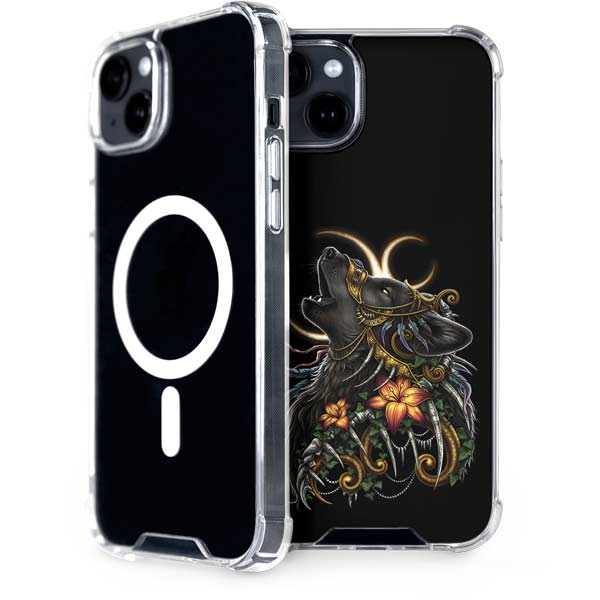 Wolf Howling by Sarah Richter iPhone Cases